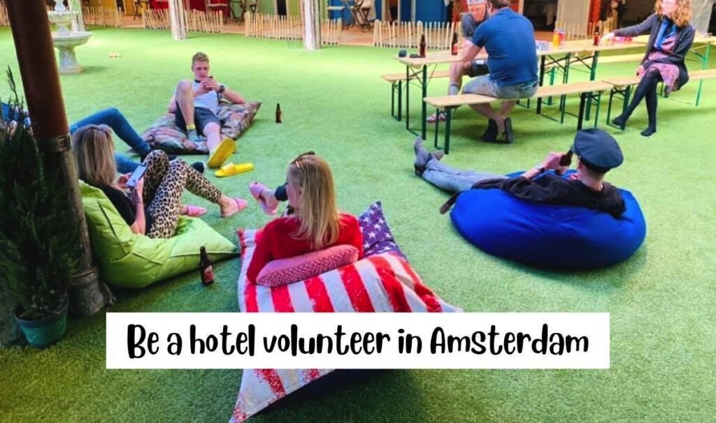 Be a hotel volunteer in Amsterdam