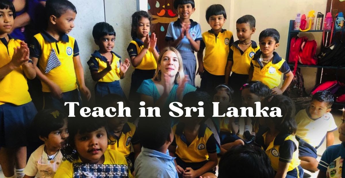 Volunteer teaching in beautiful Sri Lanka