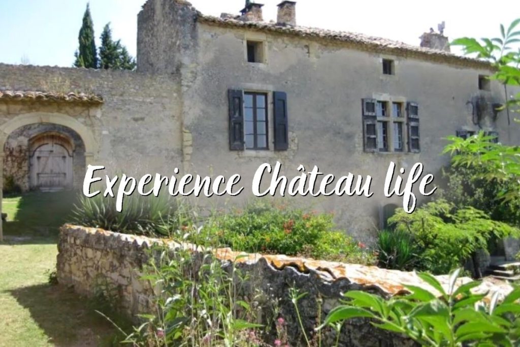 Volunteer Renovating a Château