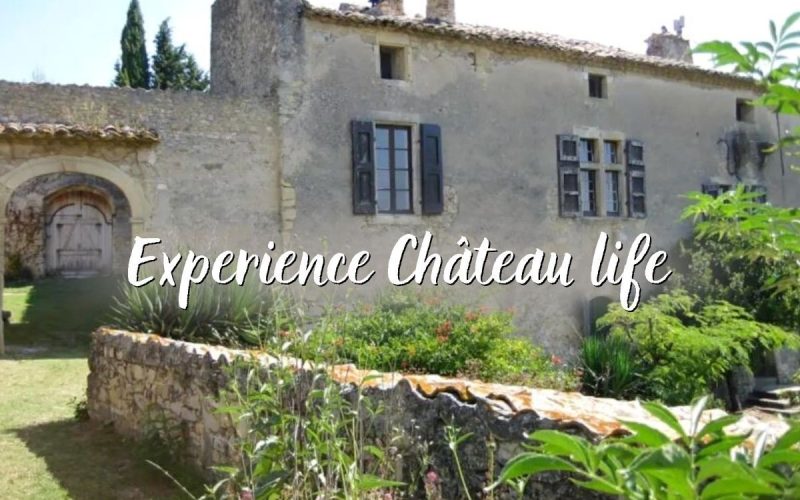 Volunteer Renovating a Château